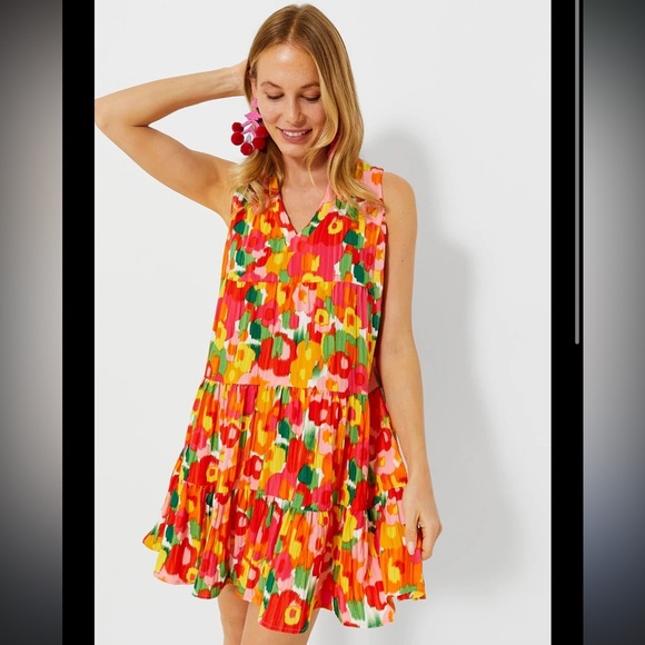 Tuckernuck Dresses & Skirts - Tuckernuck Pomander Place Magnolia Watercolor Kenzo Mini Dress